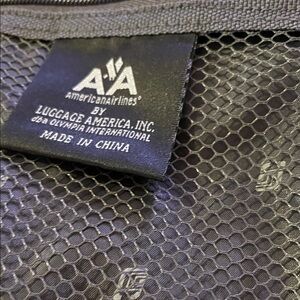 American Airlines Gray Travel Bag